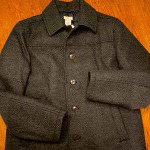 J Crew Crew Cuts Boys insulated wool coat